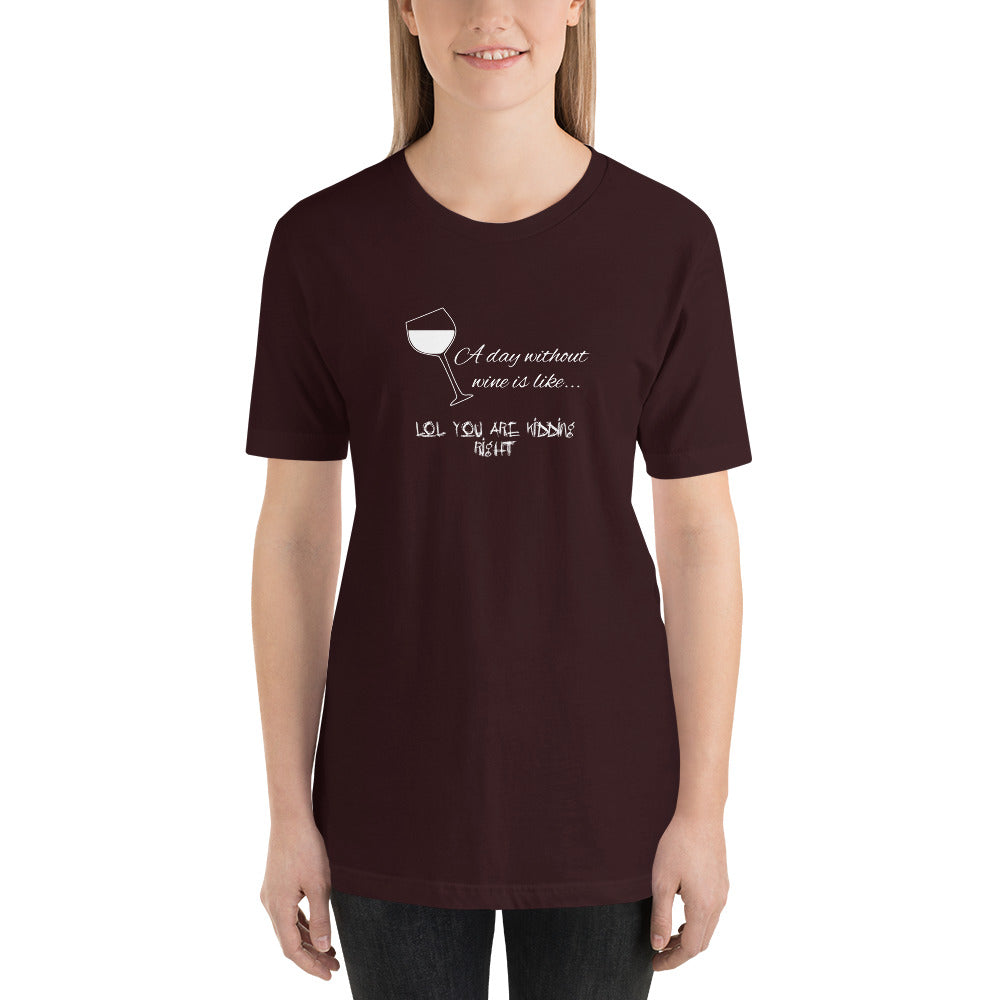 Wine on sale t shirts