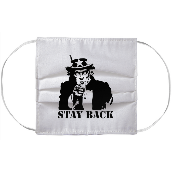 Stay Back Face Mask Covers