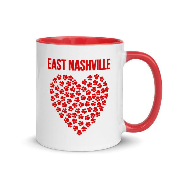East Nashville Pups Mug with Color Inside