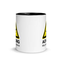Achtung May Contain Alcohol Mug with Color Inside