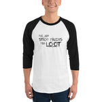I Have Sticky Fingers for Loot Gaming 3/4 sleeve Raglan Shirt