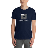 Never Forget Floppy Disk Short-Sleeve Unisex T-Shirt